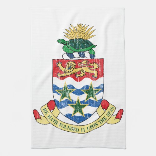 Cayman Islands Coat Of Arms Kitchen Towel