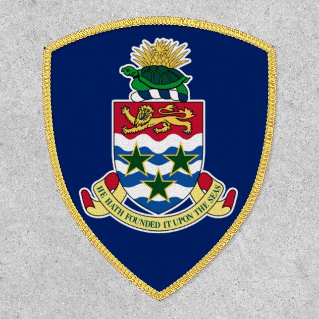 Cayman Islands coat of arms Patch (Front)