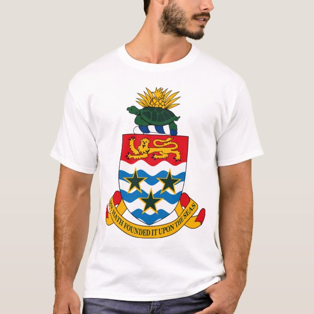 Cayman Islands Coat of Arms T-shirt (Front)
