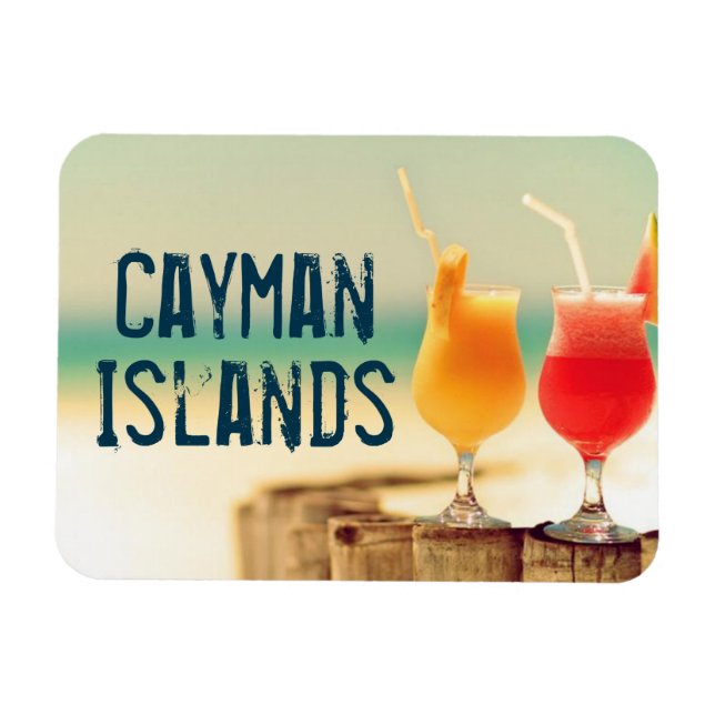 Cayman Islands cocktails Magnet (Horizontal)