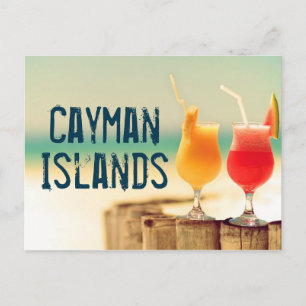 Cayman Islands cocktails Postcard