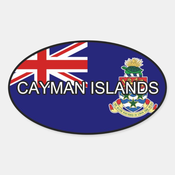 Cayman Islands Euro Sticker