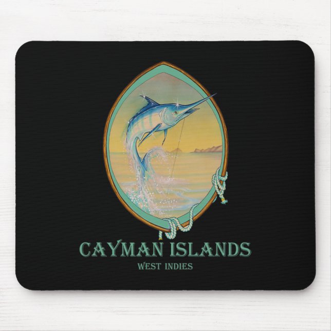 Cayman Islands Fishing Lovers  Mouse Pad (Front)
