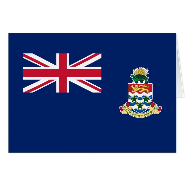 Cayman Islands Flag Cards (Front Horizontal)