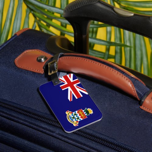 Cayman Islands Flag Caribbean Tropical Vacation Luggage Tag