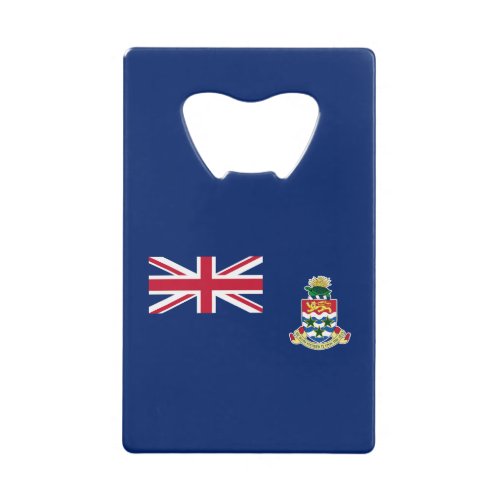 Cayman Islands Flag Credit Card Bottle Opener