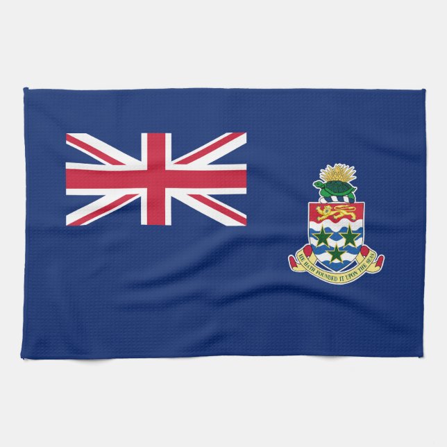 Cayman Islands Flag Kitchen Towel (Horizontal)