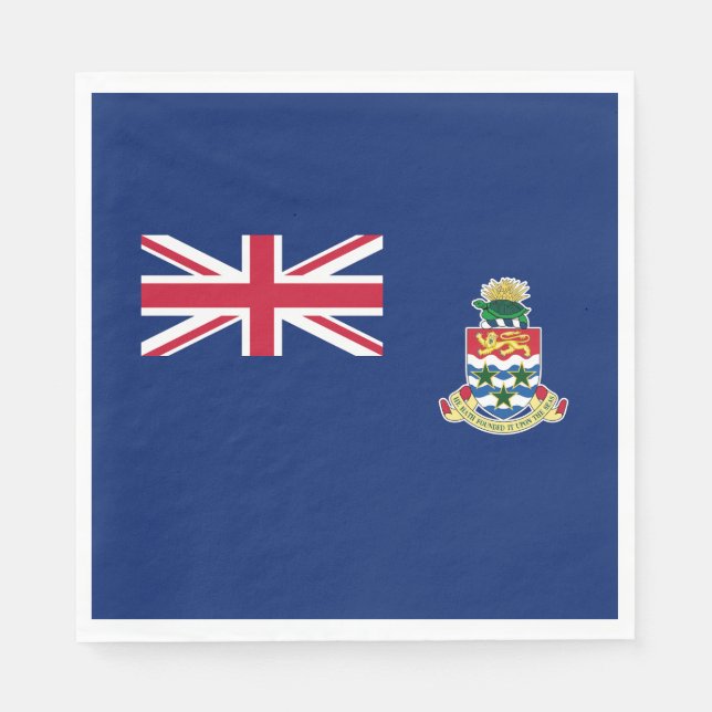 Cayman Islands Flag Napkins (Front)