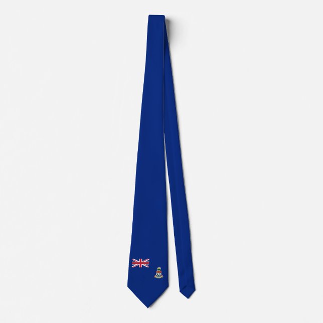 Cayman Islands flag Neck Tie (Front)