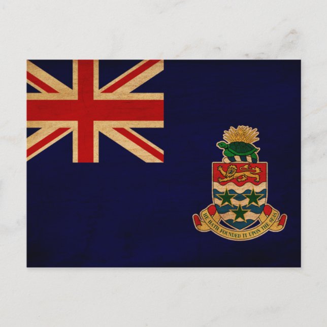 Cayman Islands Flag Postcard (Front)