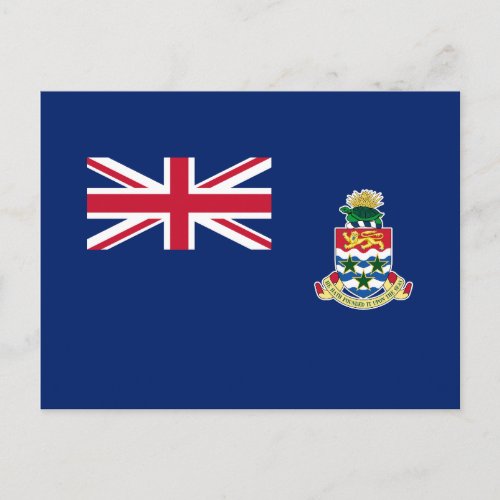 Cayman Islands Flag Postcard
