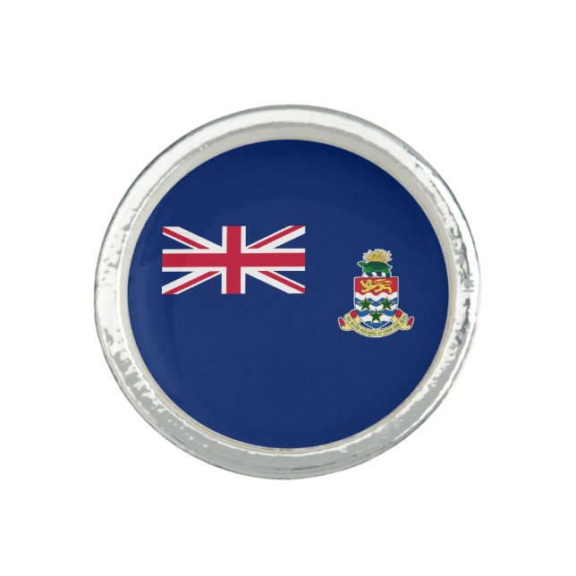 Cayman Islands Flag Ring (Front)