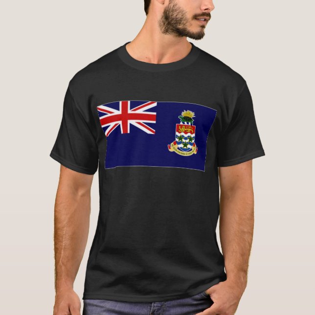 Cayman Islands Flag T-Shirt (Front)