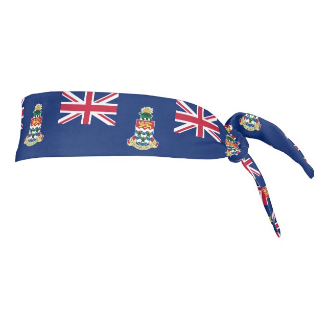Cayman Islands Flag Tie Headband (Rotate 90)