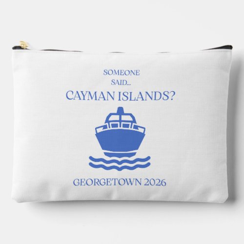 Cayman Islands Georgetown Cruise Large Pouch