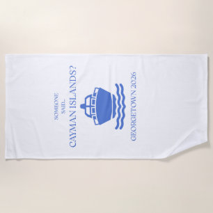 Cayman Islands Georgetown Luxury Beach Towe Towel