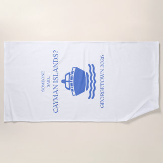Cayman Islands Georgetown Luxury Beach Towe Towel