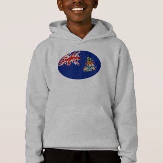 Cayman Islands Gnarly Flag T-Shirt Hoodie