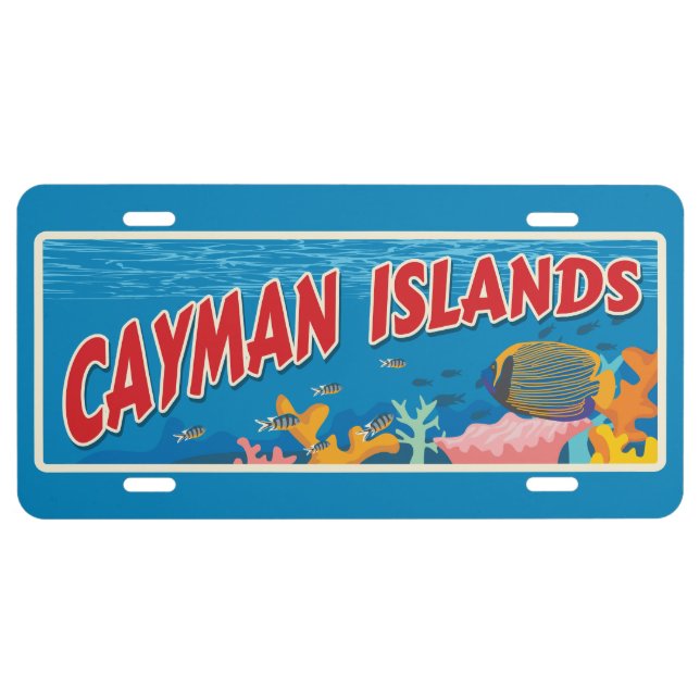 Cayman Islands License Plate (Front)