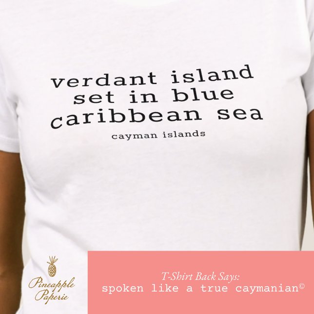 Cayman Islands National Song Personalized T-Shirt (Creator Uploaded)