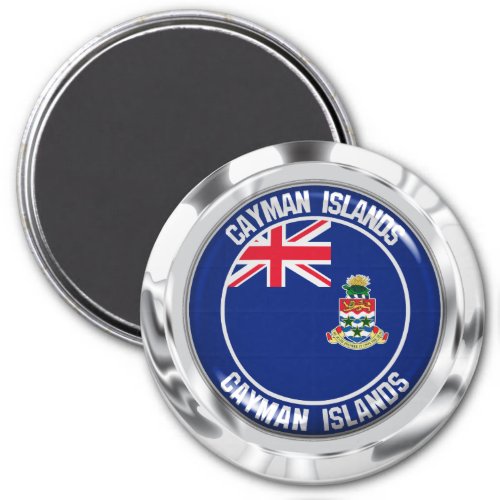 Cayman Islands Round Emblem Magnet