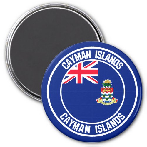 Cayman Islands Round Emblem Magnet
