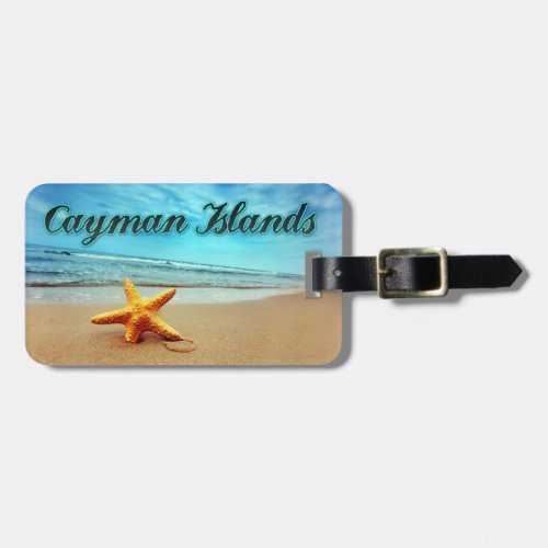 Cayman Islands starfish Luggage Tag