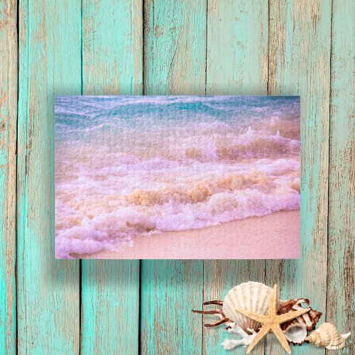 Cayman Islands Waves Crashing Jigsaw Puzzle