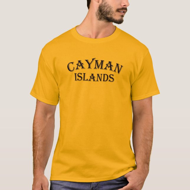 Cayman Islands Yellow Gold T-Shirt (Front)