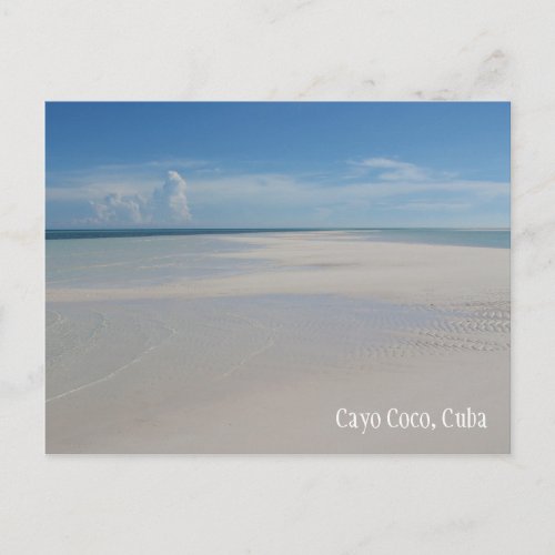 Cayo Coco Cuba Beach Postcard