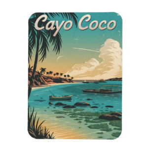 Cayo Coco Cuba Vintage Magnet