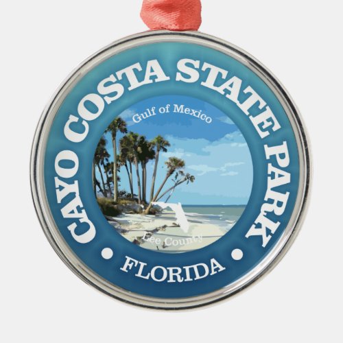 Cayo Costa SP Metal Ornament