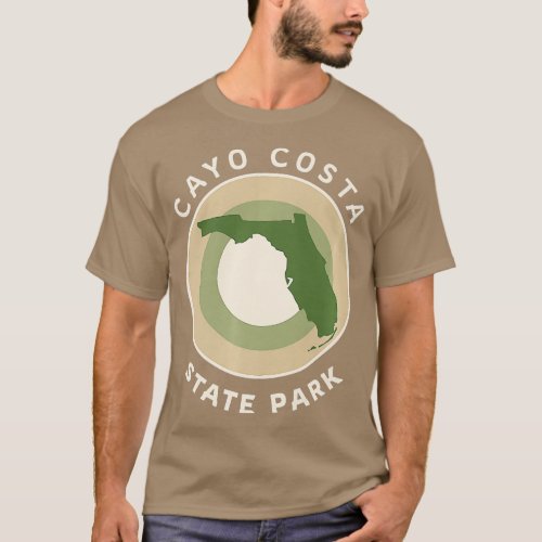 Cayo Costa State Park Florida Bullseye FL Souvenir T_Shirt