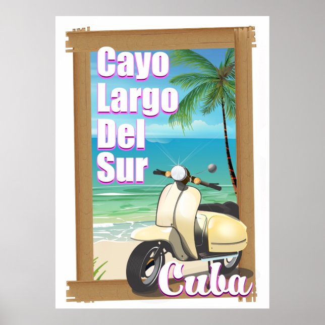 Cayo Largo del Sur cuban vacation poster (Front)