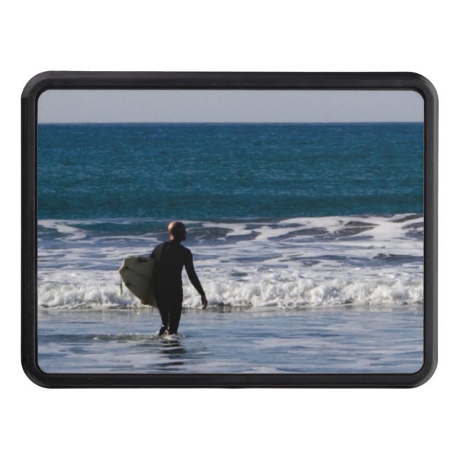 Cayucos Surfing Tow Hitch Cover (Front)