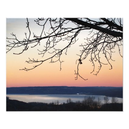 Cayuga Lake at Sunset Photo Print