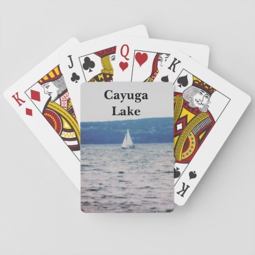 CAYUGA LAKE ITHACA Bicycle Playing Cards