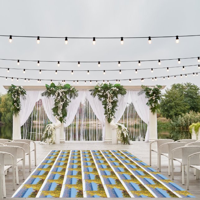 CAYUGA LAKE, ITHACA, N.Y.  OUTDOOR RUG (Insitu (Wedding 1))