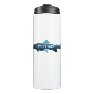 Cayuga Lake New York Fish Thermal Tumbler
