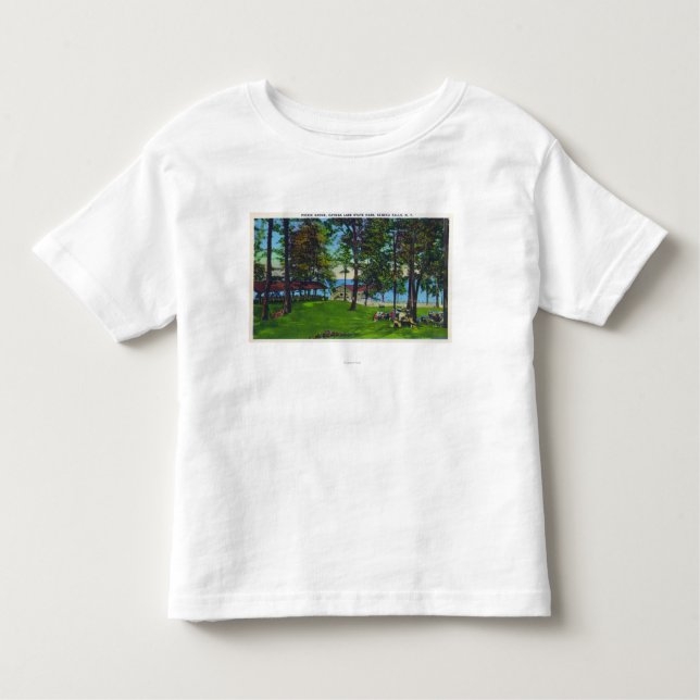 Cayuga Lake State Park Scene Toddler T-shirt (Front)