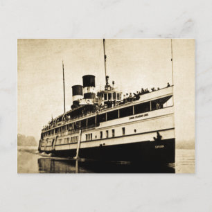Cayuga Passenger Steamer - Canada Steamship Lines Postcard