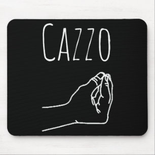 Cazzo Words In Italian Funny Quote Italy Gift  Mouse Pad