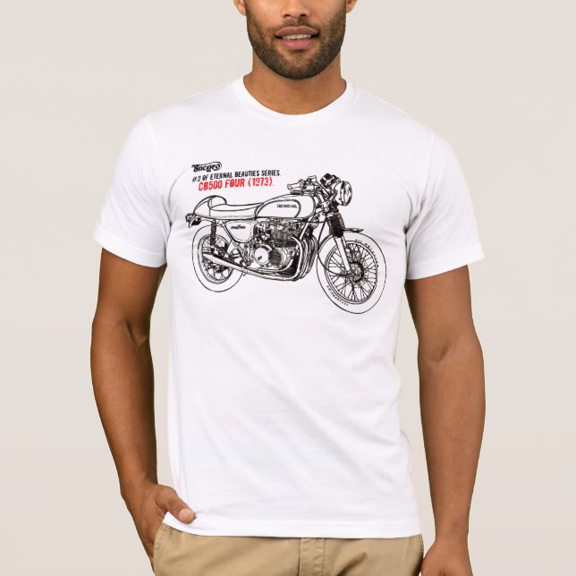 CB500 Four 1973. T-Shirt (Front)
