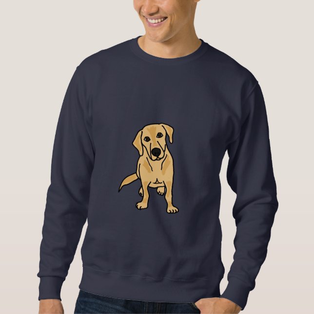CB- Cute Yellow Labrador Sweatshirt (Front)