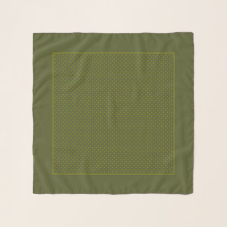 CB Designer Polka Dots Square Chiffon Scarf
