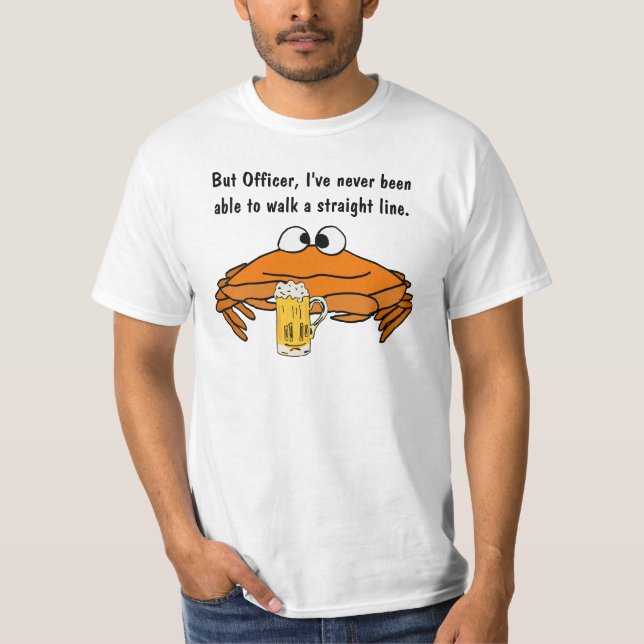 CB- Funny Crab Drinking Shirt (Front)