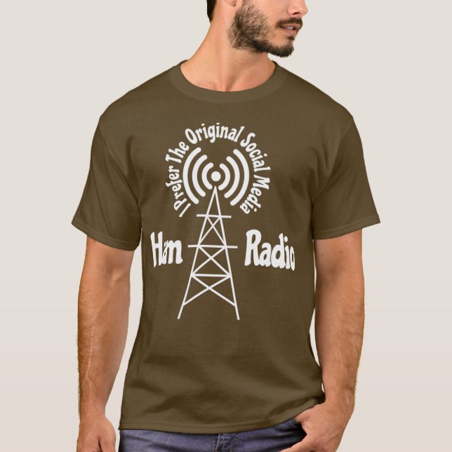 CB Radio Gift T-Shirt Prefer Original Social My (Front)