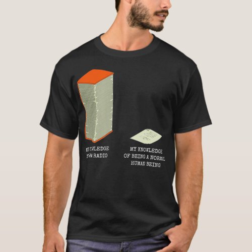 CB Radio Operator QRZ Knowledge Meme Funny Ham T_Shirt