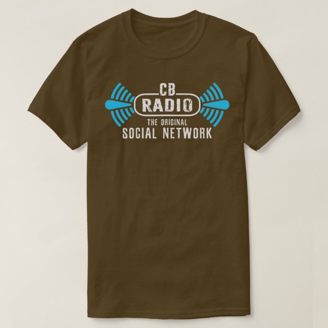 CB Radio Original Social Network HAM Radio Lover D T-Shirt (Design Front)
