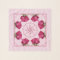 CB Red Pink Roses Hearts Chiffon Scarf